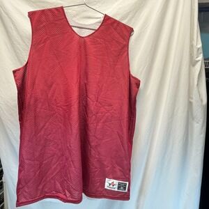 Alleson Womens Size XL Maroon & White Basketball Practice Jersey‎ NWOT